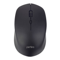 Мышь беспроводная оптическая Perfeo STRONG, 4 кн, 800-2400 dpi, USB, черная (PF_A4493)