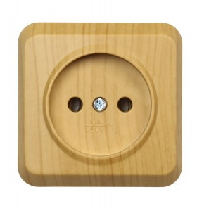 Smartbuy Юпитер роз. ОУ 1 мест. светлое дерево 10A SBE-03lw-10-S1-N