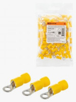 TDM Наконечник кольцевой изолированный НКИ с легким вводом проводника 6,0-4 (100 шт.)  SQ0502-0207