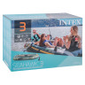 INTEX Набор Морской сокол 3 (лодка 68350 плюм 122см алюмин.весла, насос), 295х137х43см, 68380