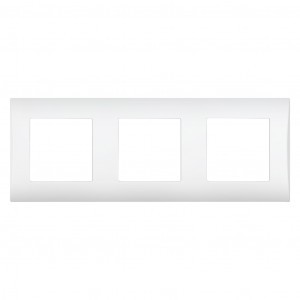 Smartbuy Вега рамка СУ 3 мест.(горизонт) белая (SBE-08w-00-FR-3)