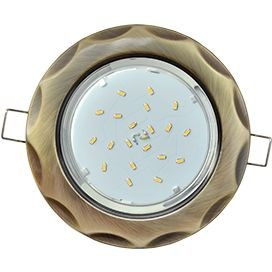 Ecola GX53 H4 св-к "Звезда" Черненая бронза 38x116 FN81H4ECB (10!)