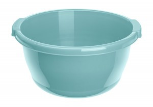 Таз круглый 6л, d=28,5см, голубой 431212702 Бытпласт