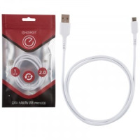 Energy кабель ET-05 USB(A)шт. - microUSB шт., 1 м, белый, 6288
