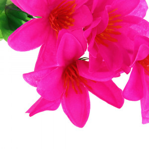 LADECOR Букет искусственных цветов в виде лилий двухцветных, 6 цветов