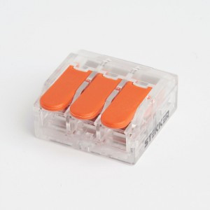 STEKKER клемма СМК с рычагом компакт. LD221-613, 3х(0,5-6мм2) 41A (уп.50шт, цена за шт) 39864