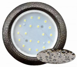 Ecola GX53 H4 св-к  Черная шагрень 38x106 SC53H4ECB (10!)