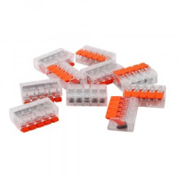 Volsten клемма с рычагом СМК 221-415 5х(0,08-4мм2) 450V 32А (уп.10шт, цена за шт) V02-9W-221-415