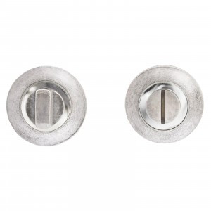 Сантехническая завертка к ручкам АЛЛЮР АРТ BK-R1 AS/CP (31122) круглая состаренное серебро(100,10)