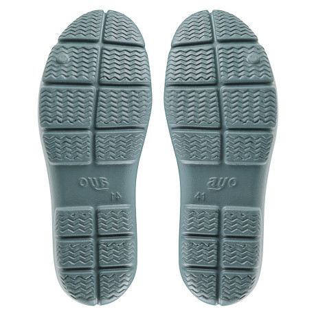 Галоши утепленные мужские AYO, серый/черный, размер 40-45, материал галоши ЭВА, утеплитель ворсин