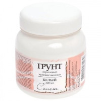 Грунт акриловый &quot;Сонет&quot;, белый, баночка 220 мл, 2123915