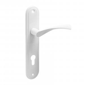 АЛЛЮР Комплект ручек 103-1 85 мм WW белая (20)