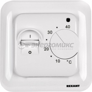 REXANT термостат (терморег.) мех. СУ 16А/3500Вт R70XT 1датч. t: вынос.3м (+5..+40°C) БЕЛЫЙ 51-0531