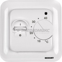 REXANT термостат (терморег.) мех. СУ 16А/3500Вт R70XT 1датч. t: вынос.3м (+5..+40°C) БЕЛЫЙ 51-0531