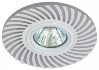 ЭРА DK LD32 WH св-к  декор cо св/д подсветкой MR16, 220V, max 11W, белый (50/800)