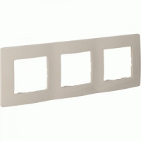 IEK ETIKA рамка СУ 3 мест. сл. кость 672513