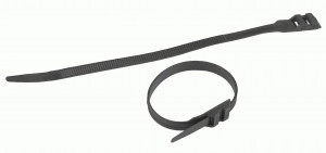 ЭРА хомут (стяжка) нейлон для СИП с горизонт. зам. 9х260 черный (уп.100шт, цена за уп) 66056