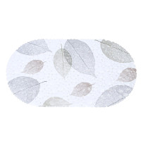 VETTA Коврик в ванну, противоскользящий, ПВХ, 65*34 см, Листья, 017