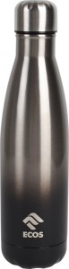Термобутылка 500мл, крышка, сталь, чёрный градиент 323499 Ecos