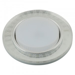 Fametto DLS-L157 GX53 GLASSY/CLEAR 3D св-к встр, Luciole декоративный без лампы,/св-д подсветка 3Вт