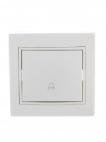 Lezard Мира кнопка звон. СУ 1 кл. 16А бел. (корпус PC) 701-0202-103