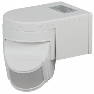 ЭРА датчик движения ИК MD 012 настенный 1200W, 12м, 180гр, рег. освещ. IP20 8400
