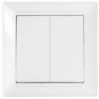 Bylectrica СТИЛЬ выкл. 2 кл. СУ безвинт. зажим, белый (С510-837)