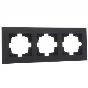 Bylectrica НОВЫЙ СТИЛЬ рамка СУ 3 мест. карбон, (ЮЛИГ.735212.553 карбон)