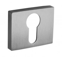 Накладка на цилиндр прямоуг. РЕНЦ, супер сатин хром INET 01 SSC