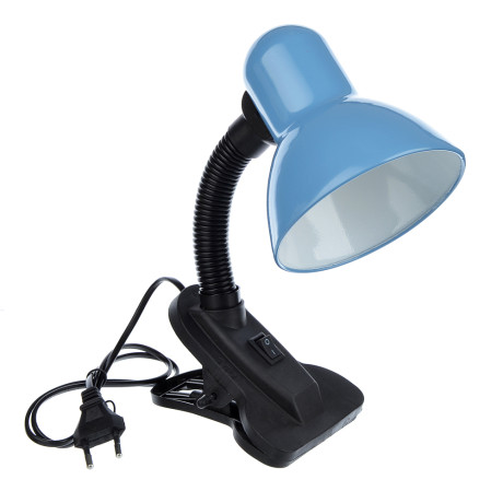 Светильник на прищепке FORZA, E27, 40Вт, 220В, гнущаяся ножка 10см, шнур 75см, 5 цветов