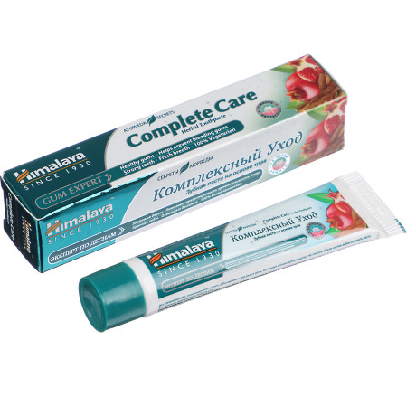 Зубная паста HIMALAYA Комплексный уход / Белое сияние, 10гр