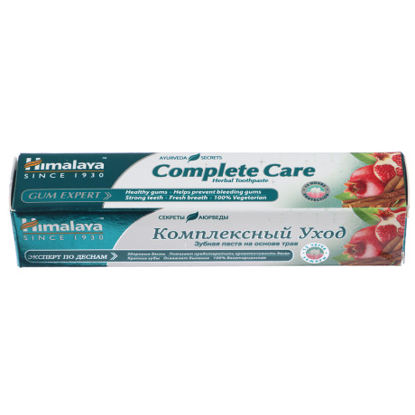 Зубная паста HIMALAYA Комплексный уход / Белое сияние, 10гр