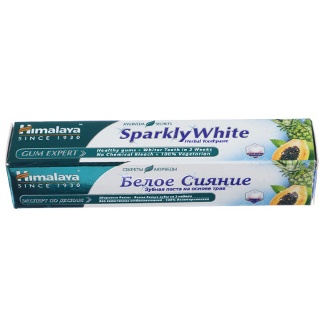 Зубная паста HIMALAYA Комплексный уход / Белое сияние, 10гр