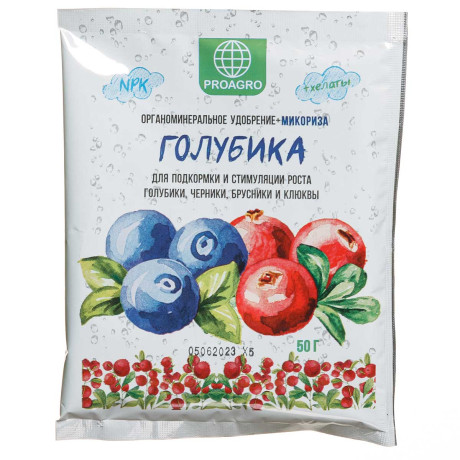 Голубика 50 гр ОМУ + Микориза PROAGROх30