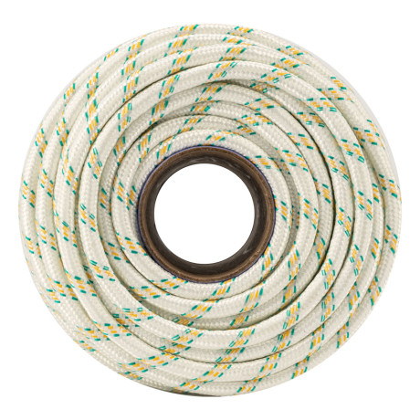 Фал плетеный капроновый с сердечником, 10 мм, L 100 м, 24-прядный, Сибртех