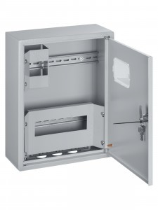 TDM щит (корпус) метал. ЩУРН-3/12 Э (400х300х125), окно, IP31 SQ0905-0047