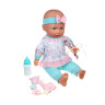 ИГРОЛЕНД Пупс 35 см, мягкое тело, с акс., звук, 3хAG13, PVC, ABS, PP, полиэстер, 33,5x12x26,5