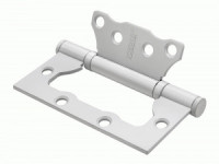 Петля без врезки PUERTO 100*75*2,5, 4 кольца, б/колп. супер белый IN100-2S FH SW(2шт)