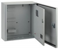 ЭРА щит (корпус) учета метал. ЩУ 3/1-1 (445х400х150) (полн. компл) 2 двери, окно IP54 NO-141-10 7167