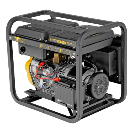 Генератор дизельный DES-55E, 5,5 кВт, 230 В, 11 л, электростартер Denzel