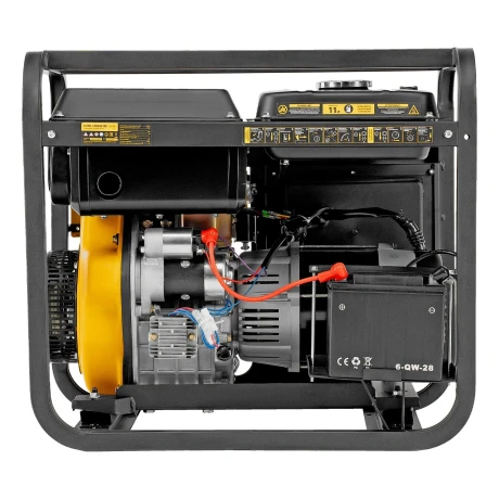 Генератор дизельный DES-55E, 5,5 кВт, 230 В, 11 л, электростартер Denzel