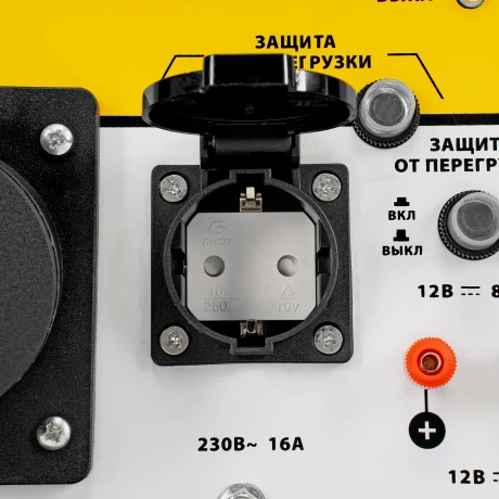 Генератор дизельный DES-55E, 5,5 кВт, 230 В, 11 л, электростартер Denzel