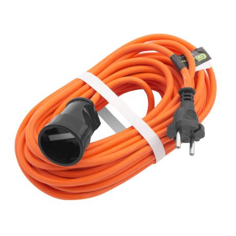 Удлинитель-шнур силовой 15 м, 10A, тип УХ10, 1 розетка, Сибртех