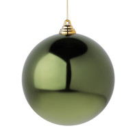 СНОУ БУМ Шар 14см пластик, темно-зеленый, 26-249