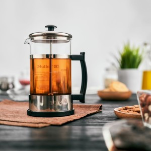 Чайник/кофейник (френч-пресс) 600мл Аден боросиликат стекл нерж сталь мерн ложка TR-32300 TalleR