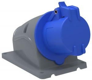 IEK MAGNUM розетка силовая CEE стационарная ССИ-113 2Р+РЕ 16А 220В IP44 PSN11-016-3