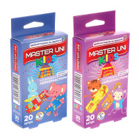 Лейкопластырь MASTER UNI &quot;Детский Веселый цирк&quot; бактериц,на полимер.осн,20шт