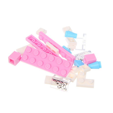 ИГРОЛЕНД Конструктор "Домик мечты", 13х3х7,5 см, ABS, 6 видов