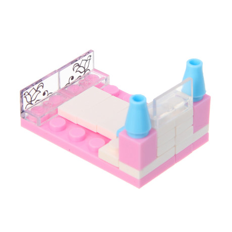 ИГРОЛЕНД Конструктор "Домик мечты", 13х3х7,5 см, ABS, 6 видов