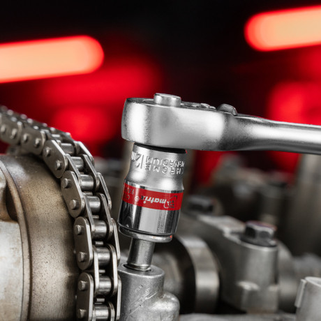 Набор торцевых головок 1/4", 6 гранные, CrV, 4-13мм, 10 штук Matrix